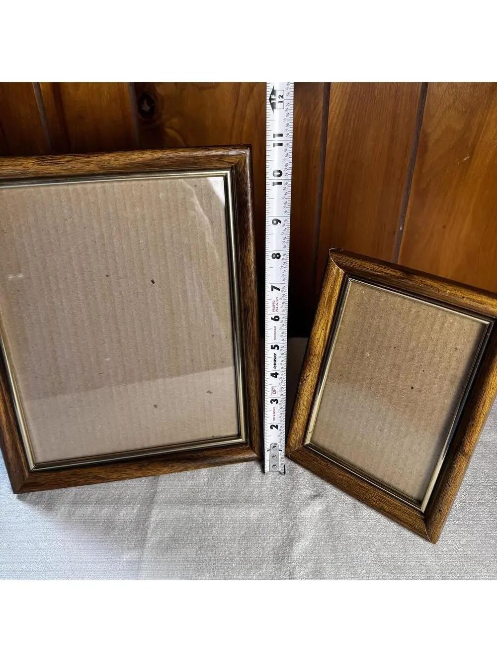 Vintage Intercraft Wood Picture Frames Set 5x7 & 8x10 Matching
